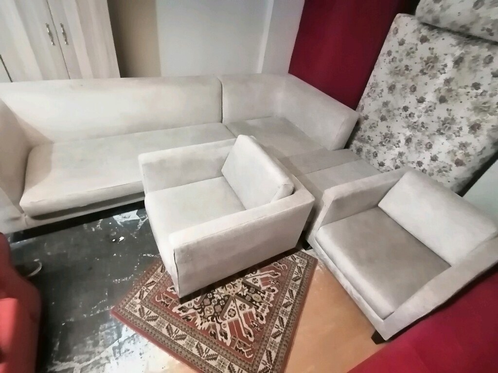 L köşe koltuk takımı silinebilir düzgün köşe takımı - 11