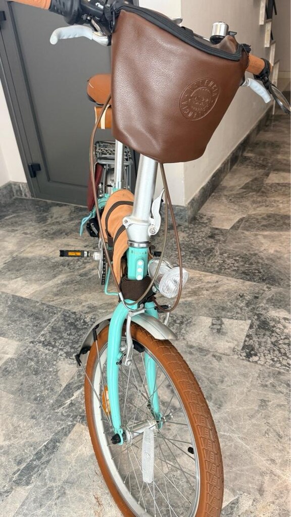 Özenle yapılmış Bianchi Vintage Katlanır Bisiklet - 2