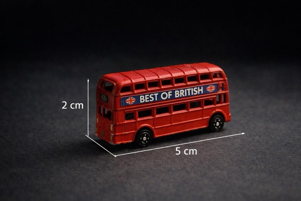 vintage dönem minyatür obje londonbus - 3