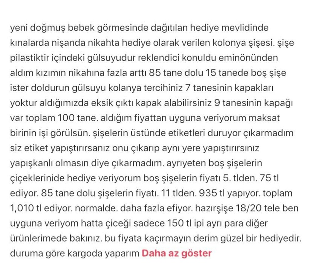 hastanede bebek görme mevlitte kınalarda partide nikahta kolonya şişe - 2