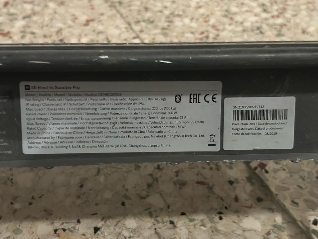 Mi Electric Scooter Pro ( Modeli SN-21886/00219342) - 11