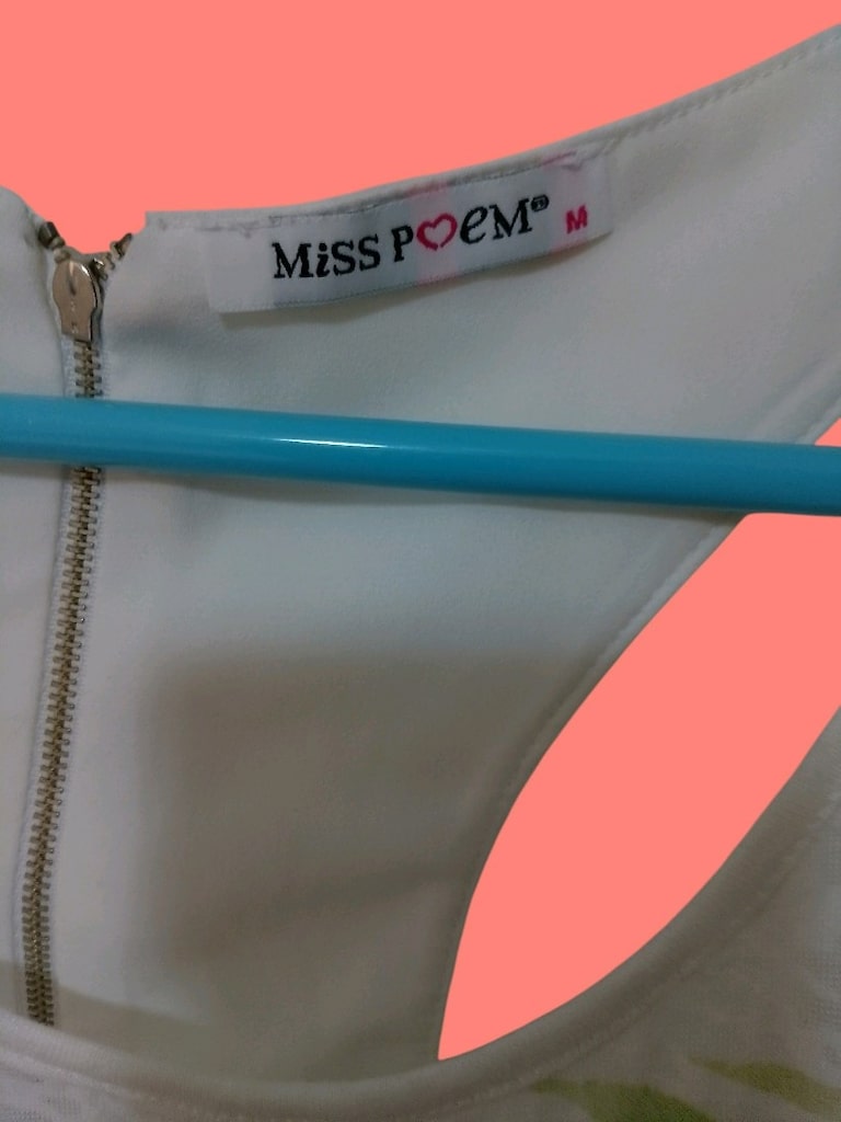 Miss Poem Çiçek Desenli Kadın Atlet - M - 4