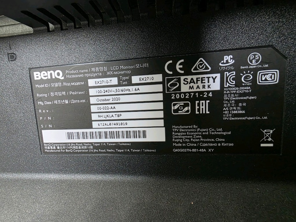 BenQ EX2710 27" 144Hz IPS Gaming Monitör Sorunsuz