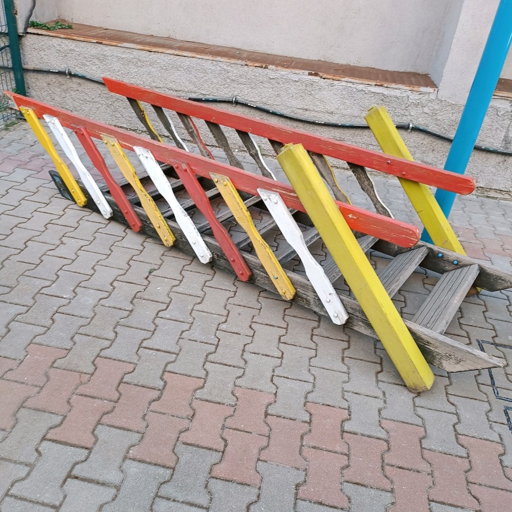 Ahşap Merdiven ahşap diktörtgen - 3