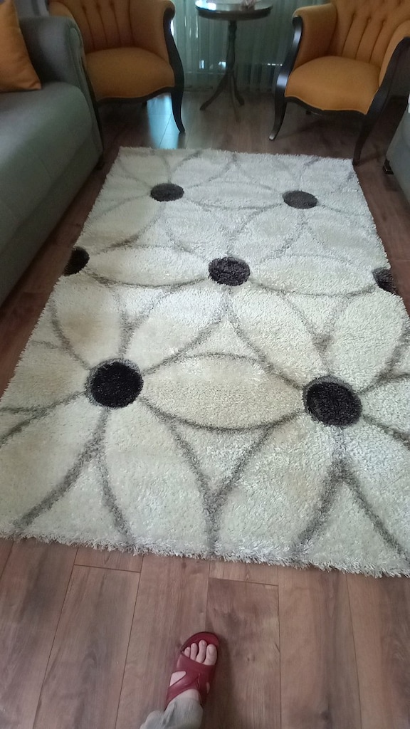 120×175 istanbul desenli Halı ve 4m2 Shaggy Halı - 3