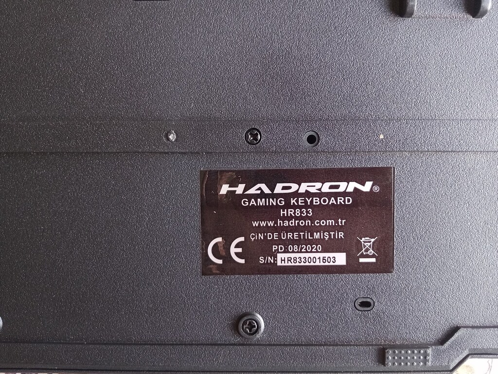 Hadron Oyuncu Klavye (HR833) - 3