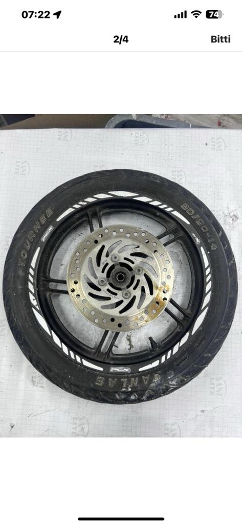 Pcx 125/150 ön jant disk ve lastik