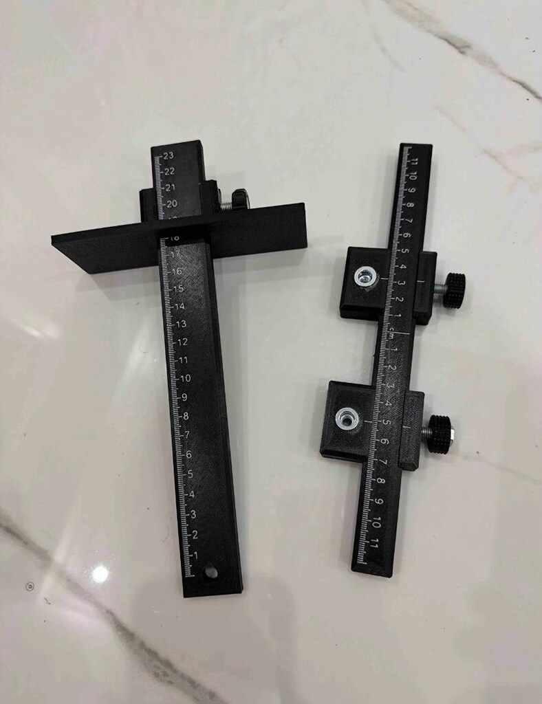 Mobilya çekmece dolap Kulp delme aparatı - 3
