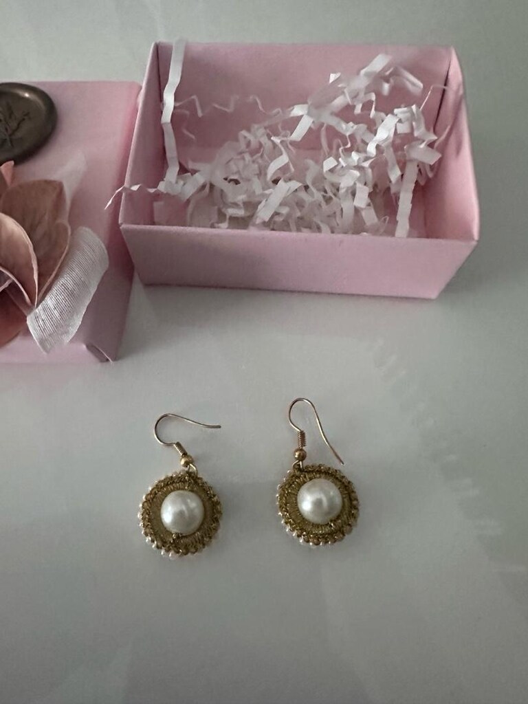 İnci ve Boncuk Detaylı Mini Küpe - 3