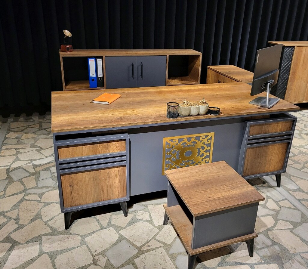 Yeni Model Ofis Makam Masası Takımı - 12
