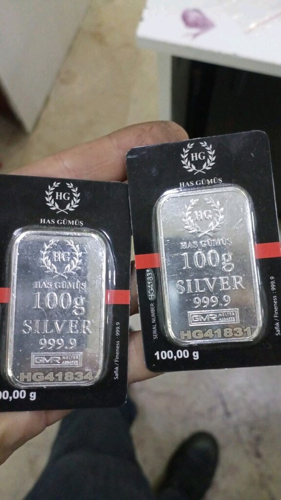 100 gr has 999 külçe gümüş - 3