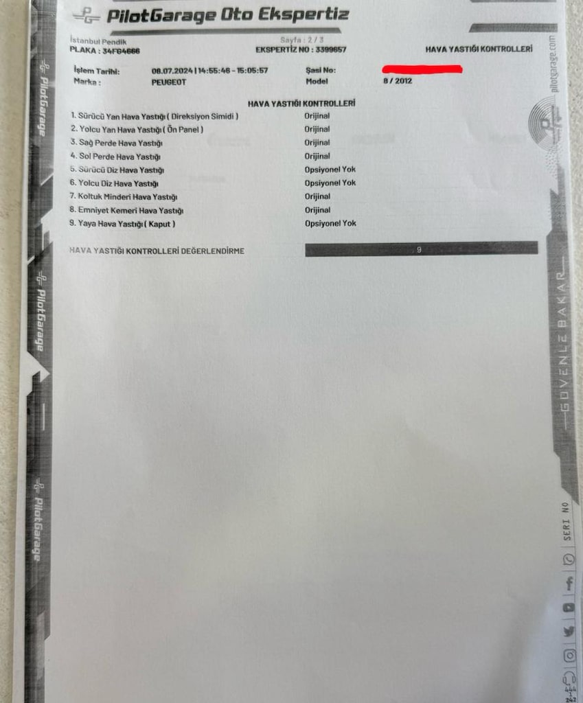 DÜŞÜK KM PEUGEOT 508 1.6 e-HDi ACTIVE - OTOMATİK / BAKIMLI - 7