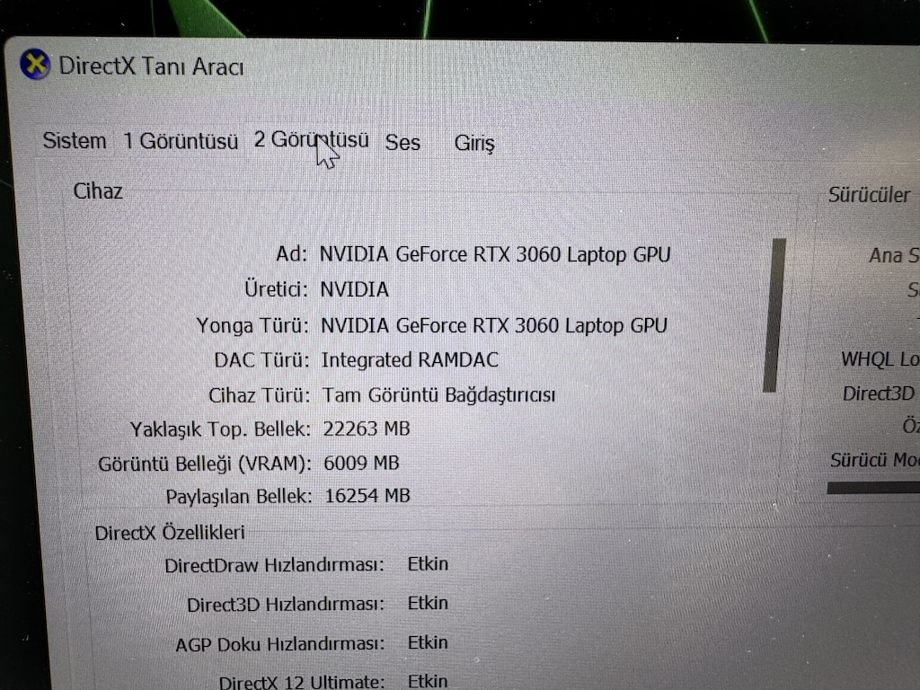 MONSTER TULPAR İ7 11. NESİL 32 GB RAM 1 TB NVME RTX 3060 - 7