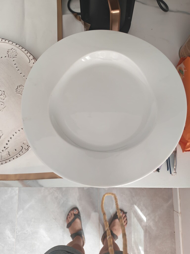 6 adet Kütahya Porselen Servis Tabağı Yemek Tabağı Tabak Seti - 2