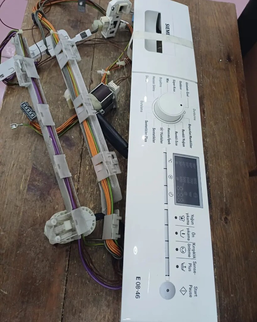 SIEMENS E 08.46 Çamaşır Makinesi Anakart Beyin Kart - 4