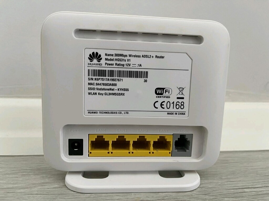 Vodafone Net Huawei HG531s V1 ADSL Modem - Kutulu + Adaptörlü - 2