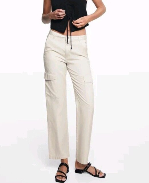 #Mango Kargo Cepli Pantolon