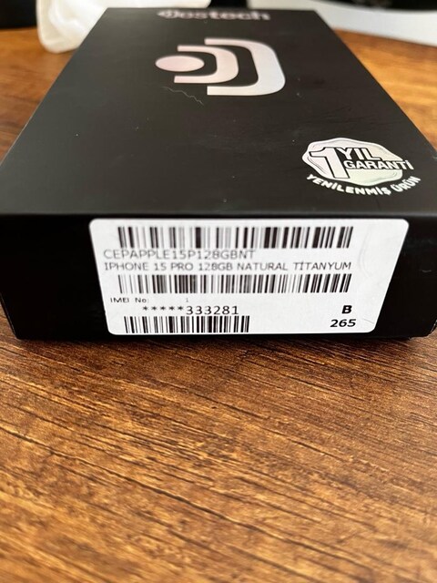 ıphone 15 pro 128 gb