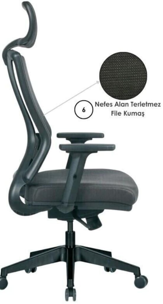 203/ Çalışma / Oyuncu / Müdür / Yönetici / Ofis Koltuğu Sıfır - 5