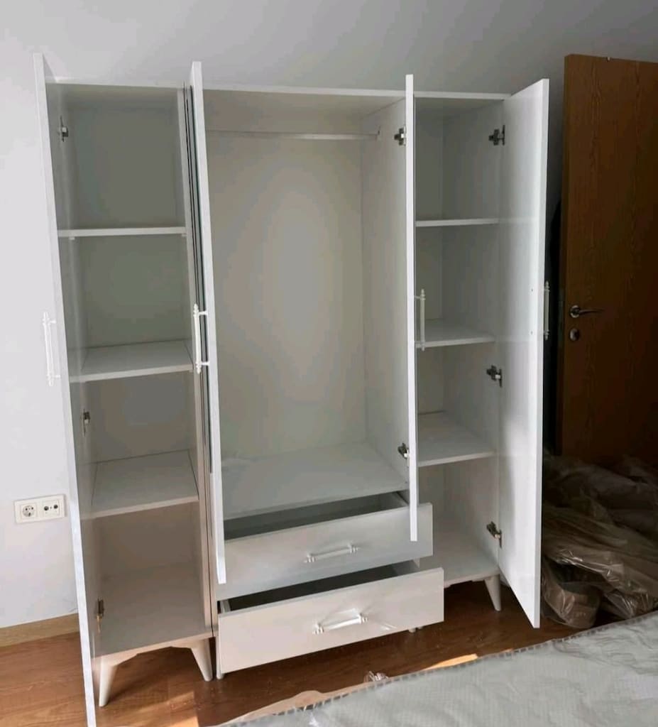 **DAHA UCUZU YOK** ÜCRETSİZ KURULUM KAPIDA ÖDEME GARDROP ELBİSE DOLABI - 2
