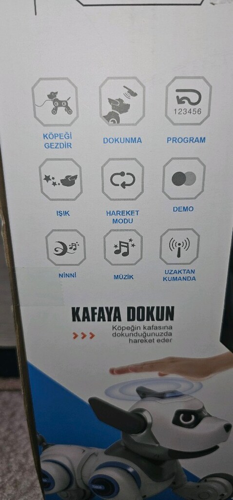 çok fonksiyonlu ışıklı robot köpek - 7