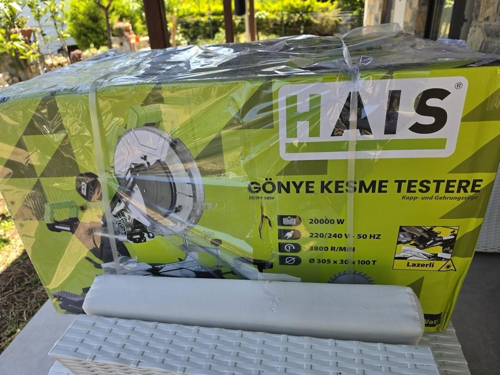 HAIS HM1247A Kızaklı Gönye Kesme Makinesi – 2000W – 305mm -KAPALI KUTU - 8