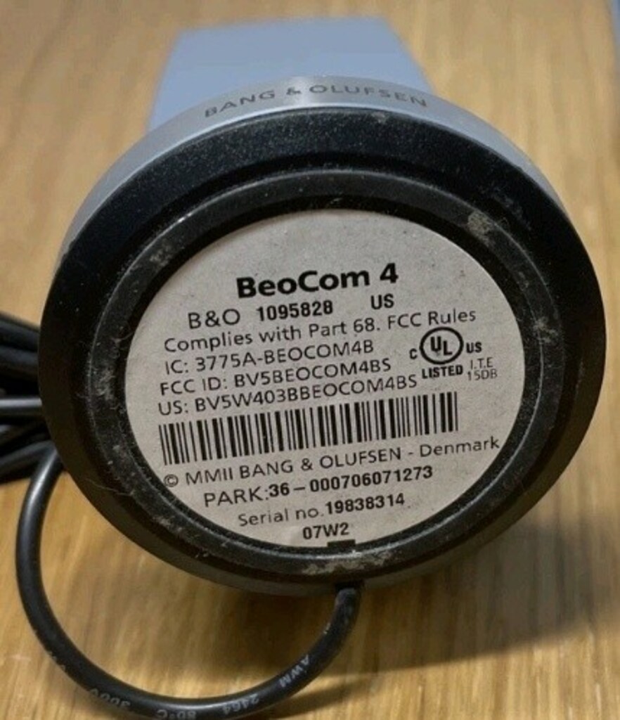 BANG & OLUFSEN BeoCom 4 b&0 1095826 SADECE DOCK. - 4