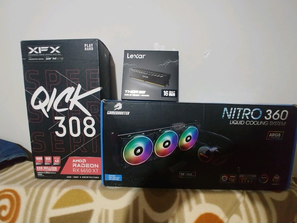 Rx 6650Xt ryzen 5500 16gb ram ddr4 am4 amd bilgisayar 6650 xt - 4