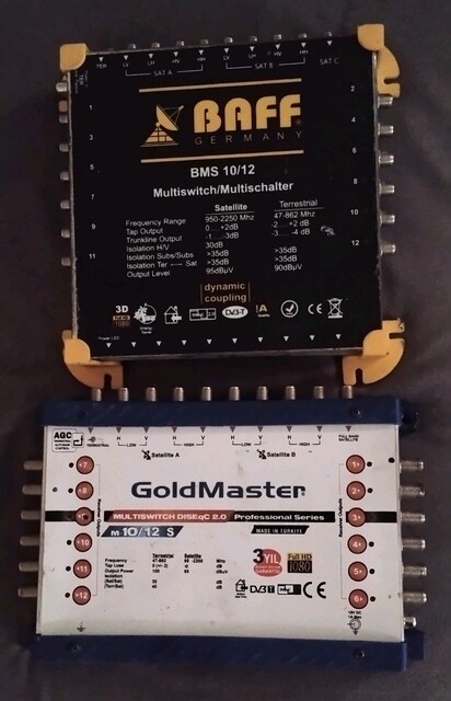 goldmaster uydu santrali 12 girişli baff uydu santrali 12 multiswitch