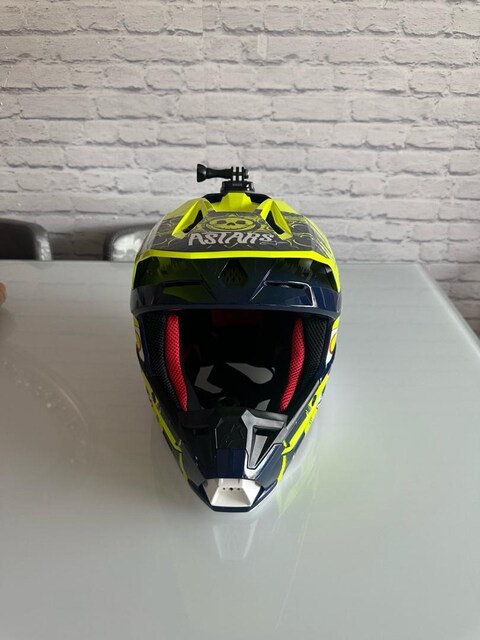 Alpinestars S-M5 Rash – Night Navy / Yellow Fluo Glossy, M (57–58 cm)