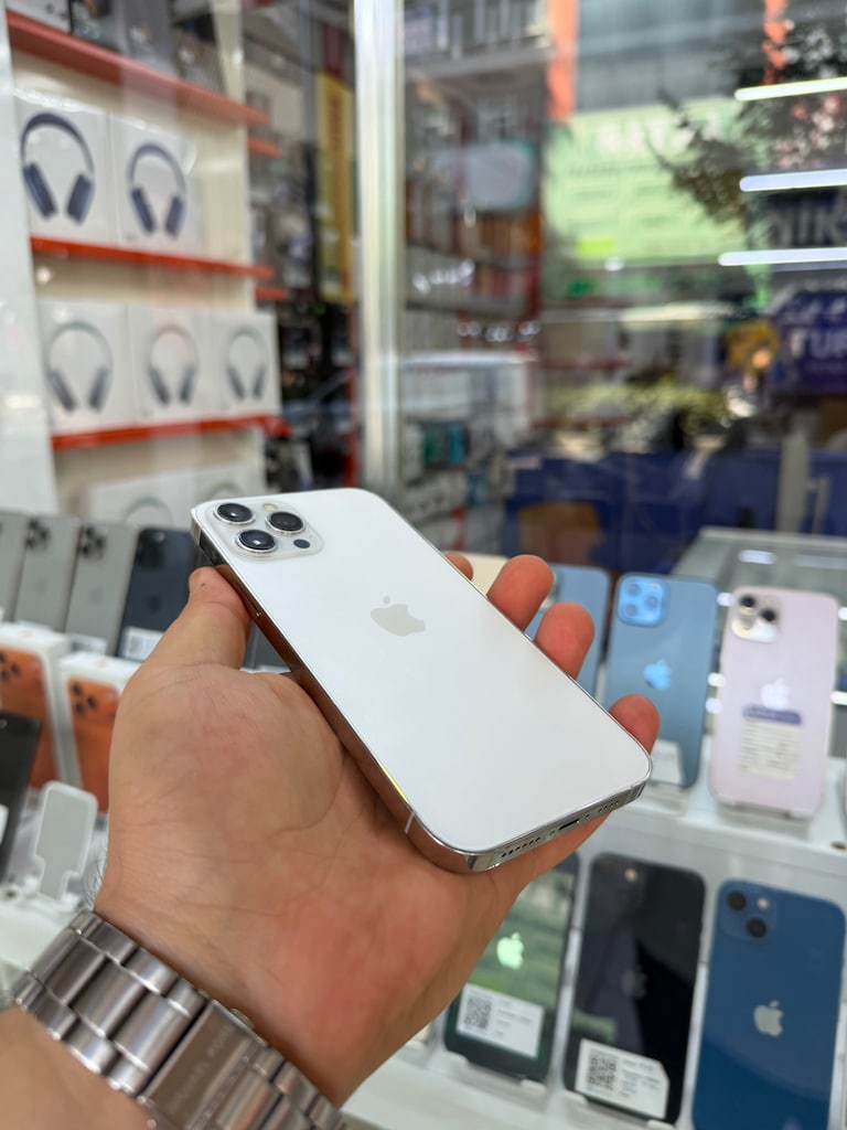 İPHONE 12 PRO MAX 128GB PİL%100 BEYAZ TR! - 4
