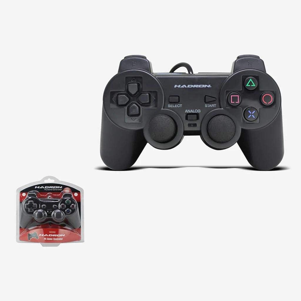 Hadron Titreşimli PC Oyun Kolu USB 140cm Kablo Joystick Gamepad - 3
