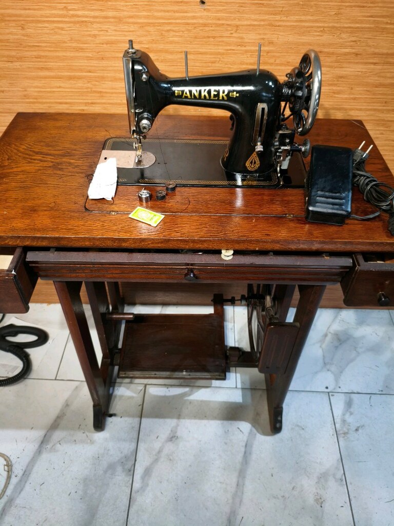 anker Alman düz dikiş makinesi kabinli - 3