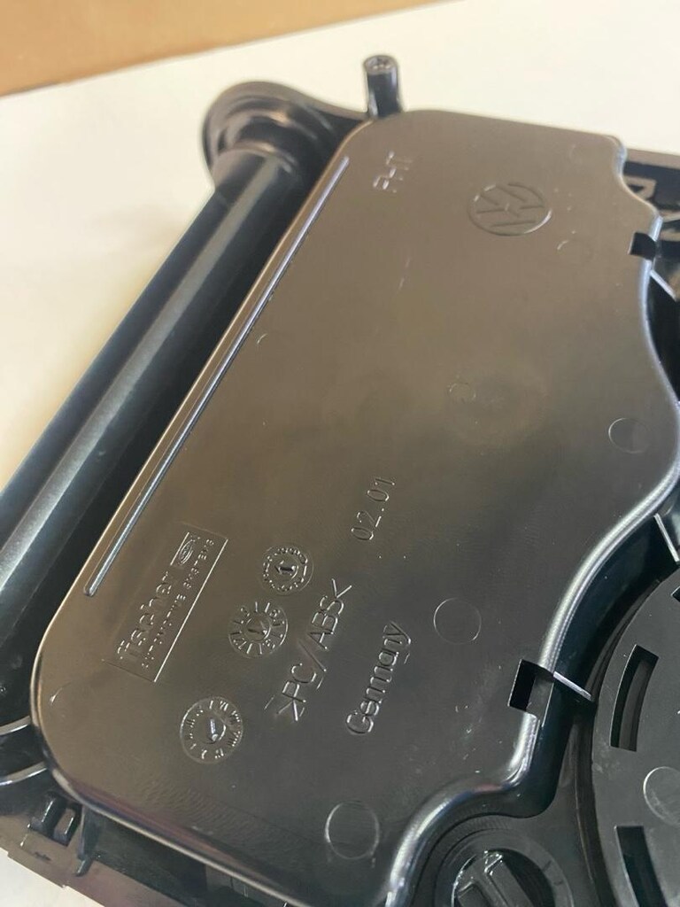 vw passat bej sürgülü orta konsol bardaklık - 7