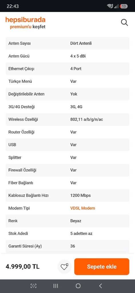 KEENETİC CARRİER DSL MODEM - 5