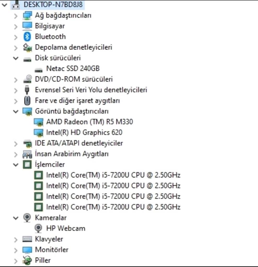 i5 7. Nesil HP harici ekran kartlı oyun performansı yüksek laptop - 9