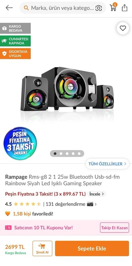 2+1 rampage ses sistemi - 2