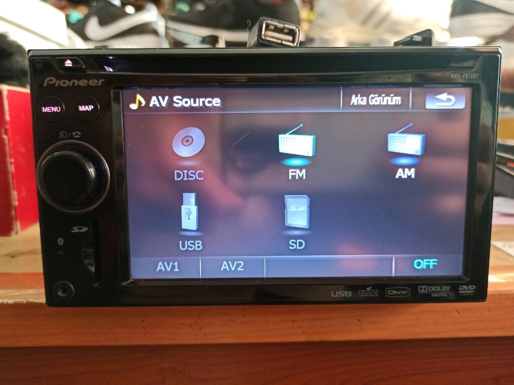 eski seri Pioneer USB AUX RADYO 3ANFİ CİKİSLİ OTO TEYP sorunsuz durumd - 3