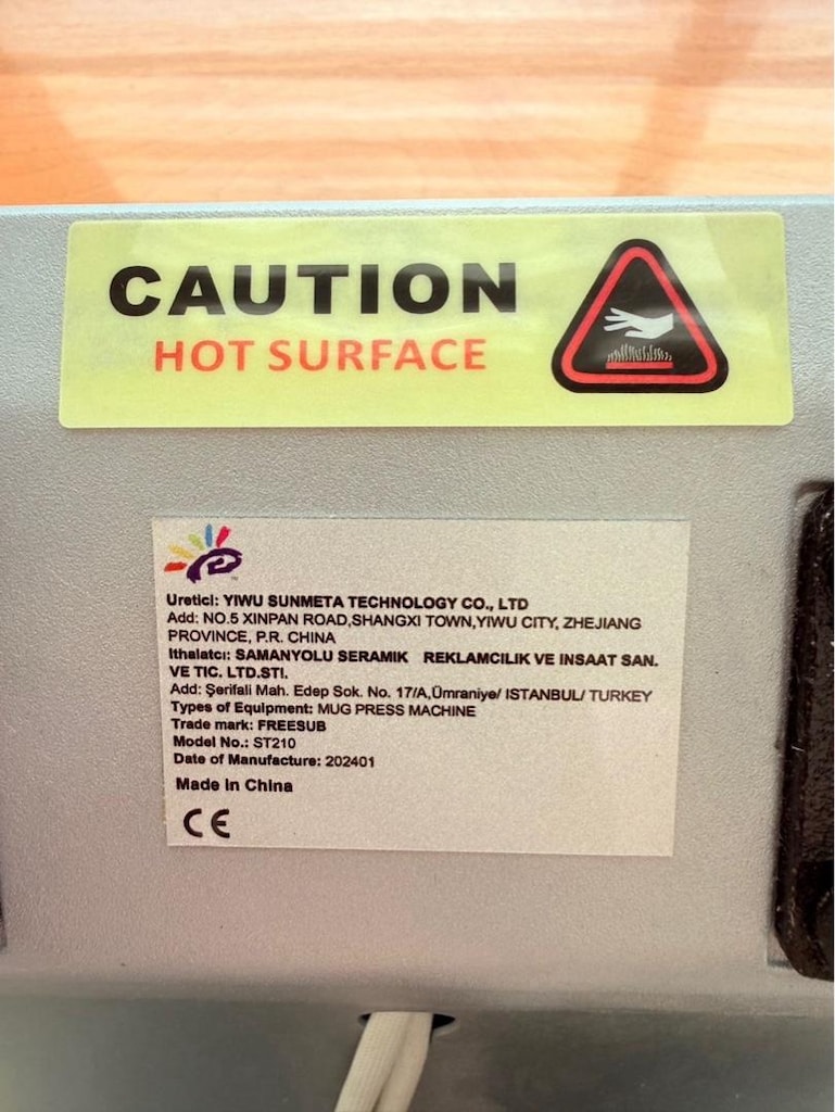 Kupa Baskı İş Kurma Seti – Epson L1250 + Freesub ST210 + 55 Sıfır Kupa - 14