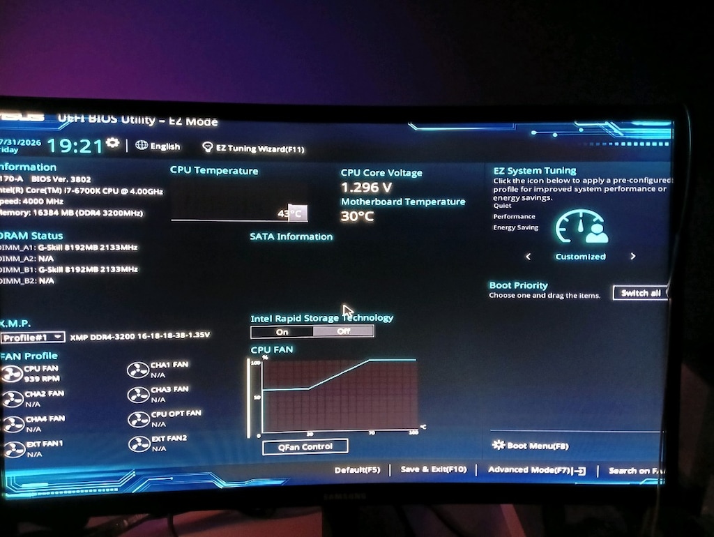 Asus Z170-A Beyaz ~ İ7 6700K ~ Kule Fan - 3