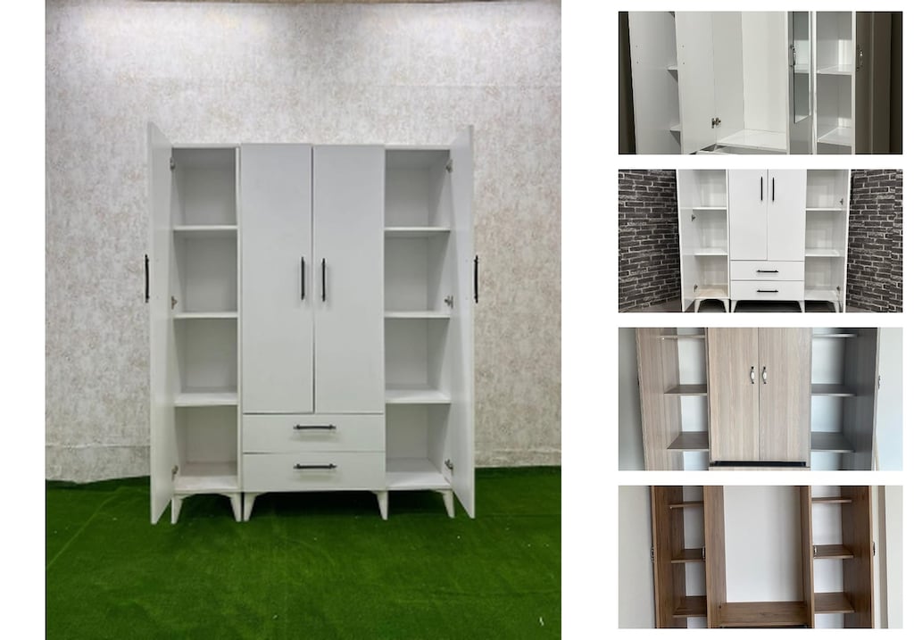 4 kapaklı elbise dolabı cixnmrsvcp - 3