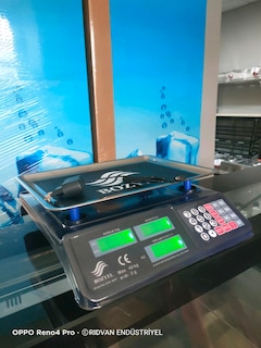 şarjlı terazi akülü terazi hassas elektronik 40 kiloluk manav terazisi - 4