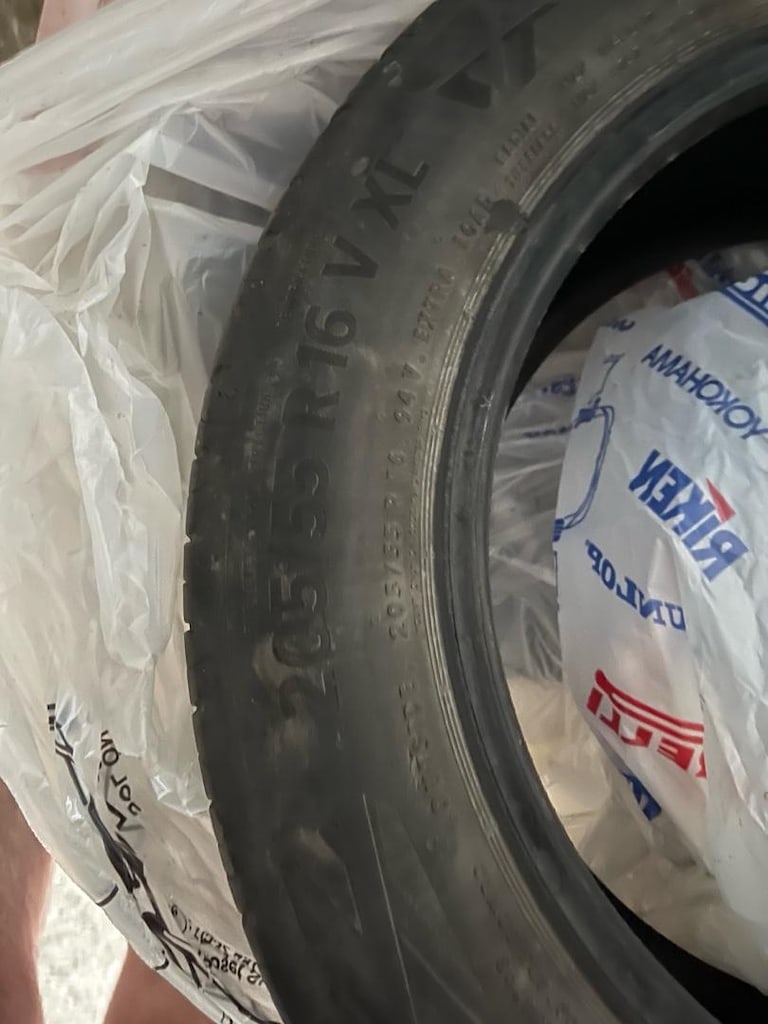 4 adet 205 55 16 mevsimlik lastik continental - 3