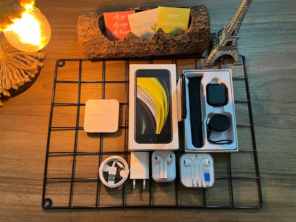 FULL AKSESUARLI İPHONE SE 2.NESİL SPACE GRAY - 7