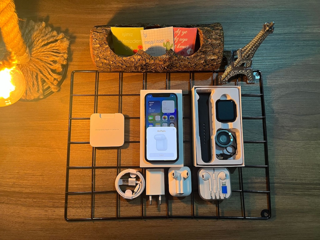 FULL AKSESUARLI İPHONE 12 BLUE - 3