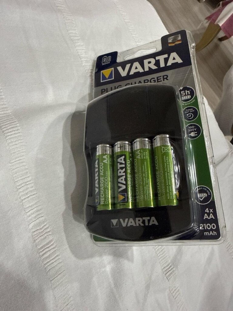 VARTA 2100 mAh 4xAA şarz edilebilinir pil ve mekanizması sıfır ürün - 5