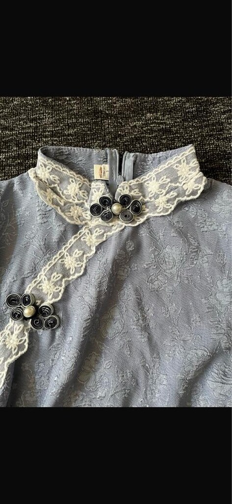 Çin Japon geleneksel cheongsam elbise - 4