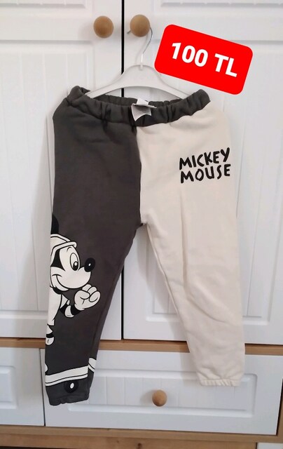 Mickey Mouse eşofman alt çok iyi durumda