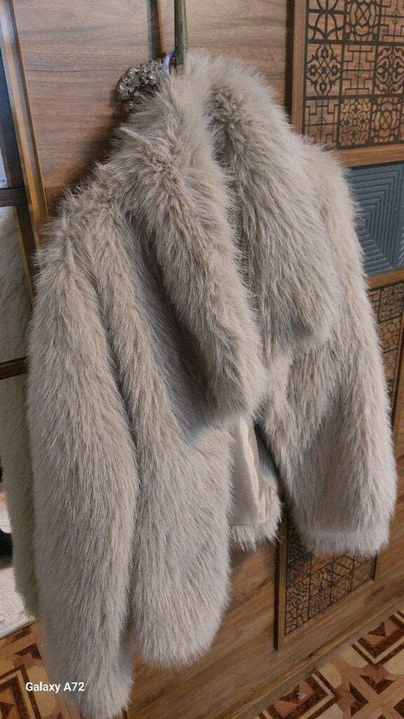 peluş Kürklü mont kadın - 3
