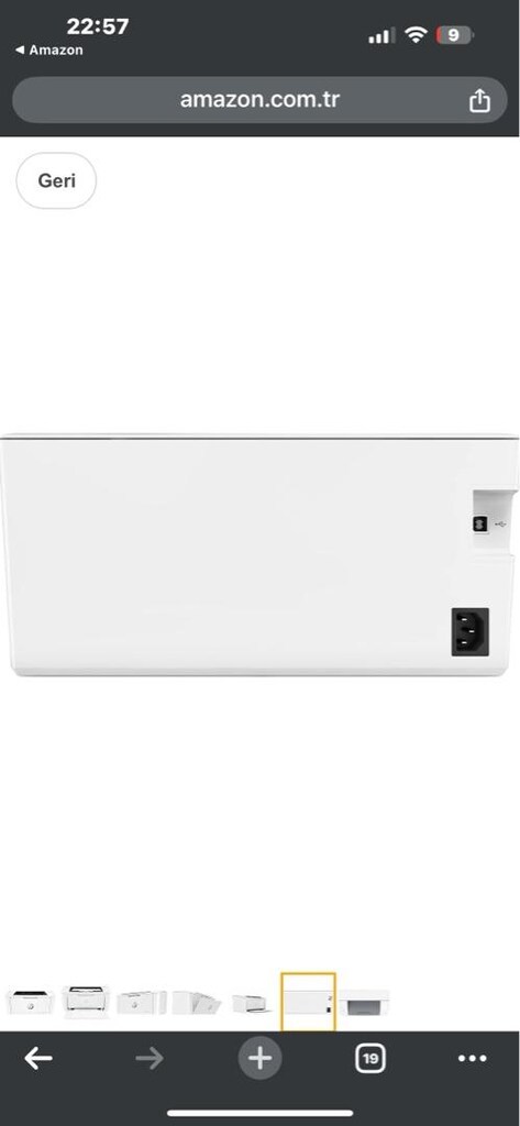HP Laserjet M110w lazer, SIFIR - 3